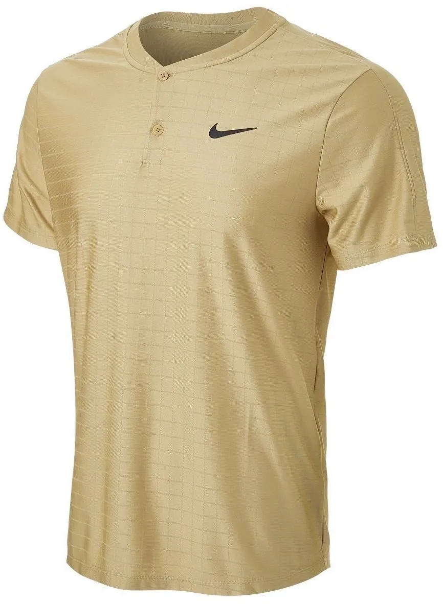 Nike Court Dri-Fit Advantage Polo - parachute beige/parachute beige/black