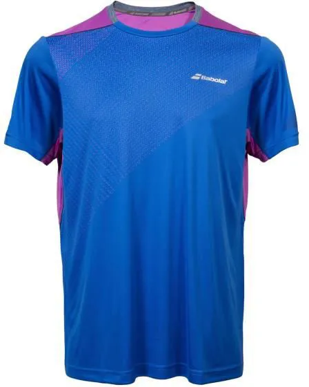 Babolat Performance Crew Neck Tee Men - nautical blue Babolat Performance Crew Neck Tee Men - nautical blue