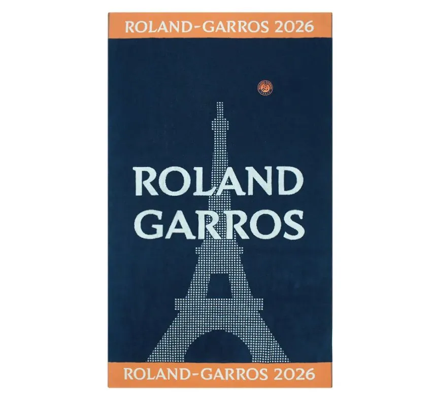 Roland Garros Official Players Logo 2026 Beach - navy/orange