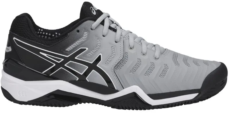 Asics Gel-Resolution 7 Clay - mid grey/black/white