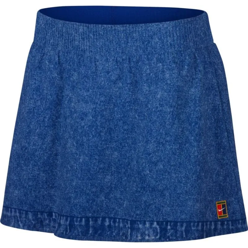 Nike Court Dry Slam Printed Skirt - indigo force/white Nike Court Dry Slam Printed Skirt - indigo force/white