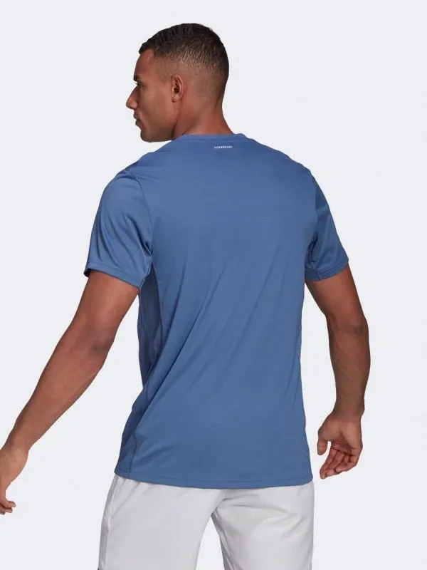 Adidas Club 3-Stripes Tee M - crew blue/white