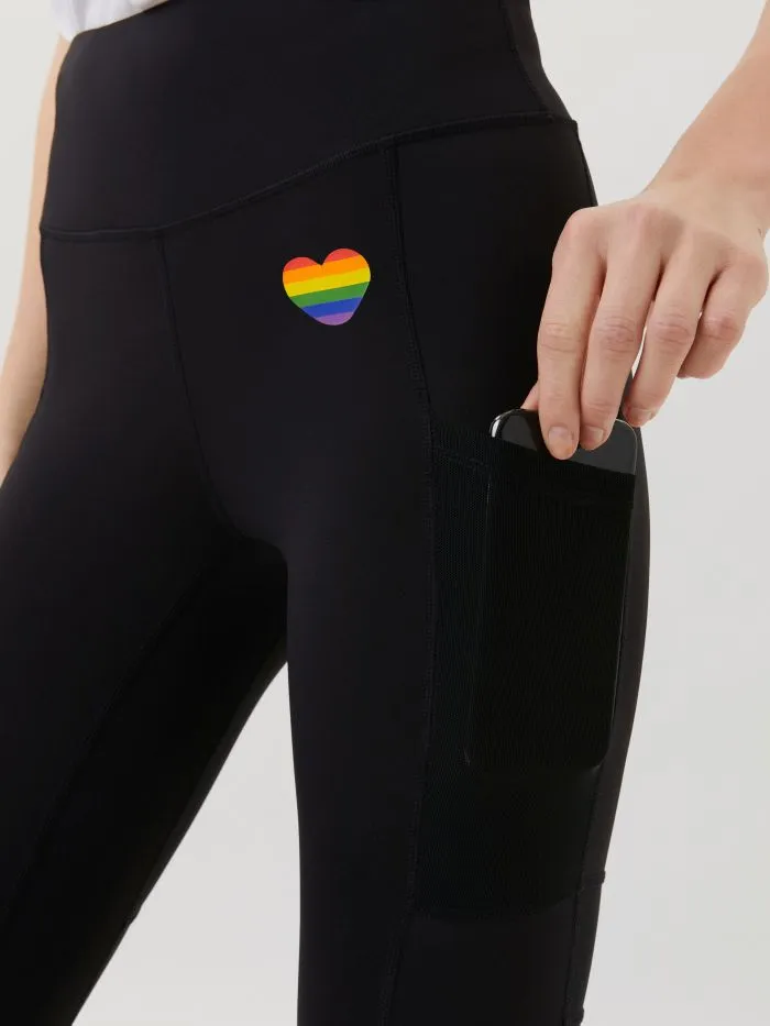 Björn Borg High Waist Block Tights STHLM W - pride black