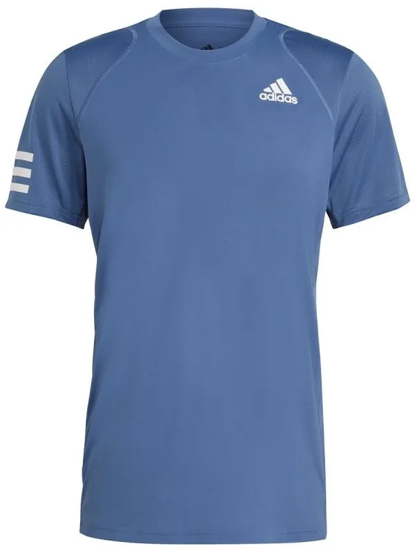 Adidas Club 3-Stripes Tee M - crew blue/white