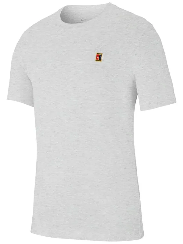 nike-court-heritage-tee-dk-grey-heather-1 Nike Court Heritage Tee - dk grey heather