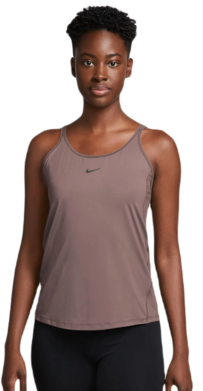Nike One Classic Dri-Fit Tank - smoke mauve/black Nike One Classic Dri-Fit Tank - smoke mauve/black