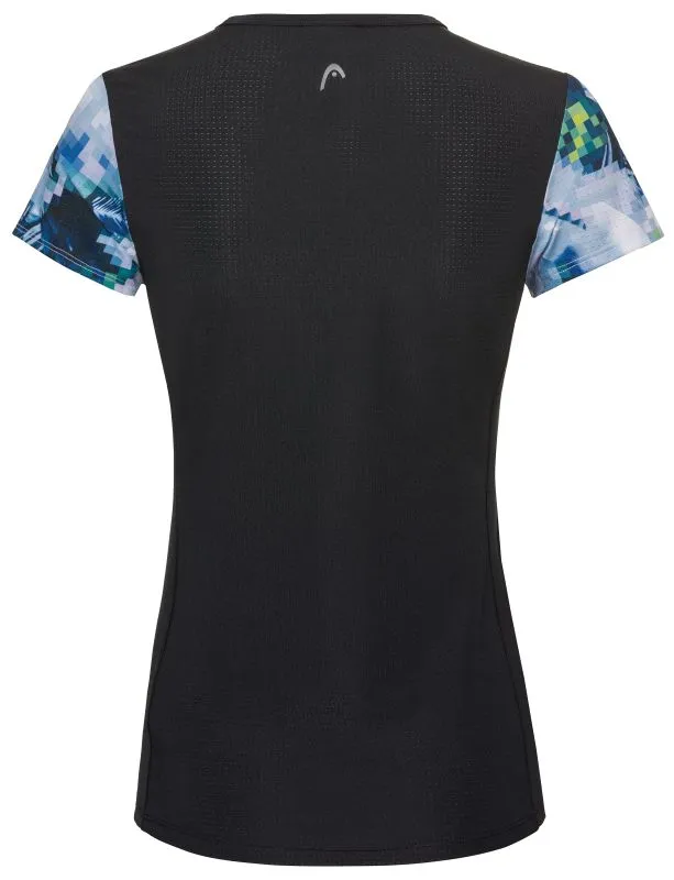 Head Mia T-Shirt W - sky blue/black
