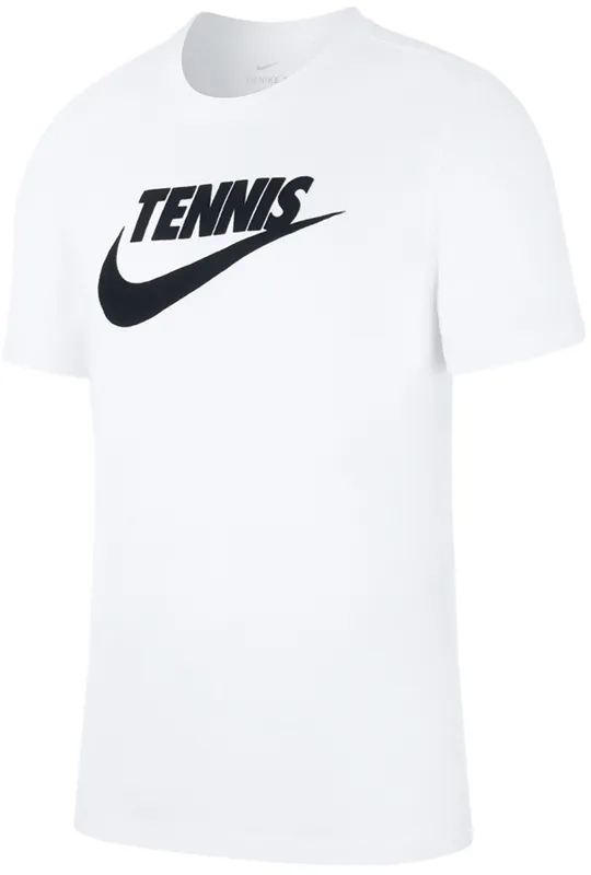 Nike Court Tee Tennis GFX - white/black