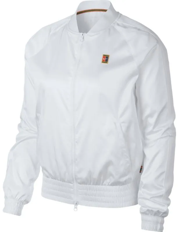 Nike Court Stadium Jacket W - white/white/gold leaf