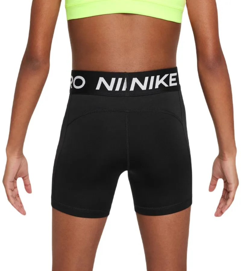 Nike Girls Pro Dri-Fit Shorts - black/white