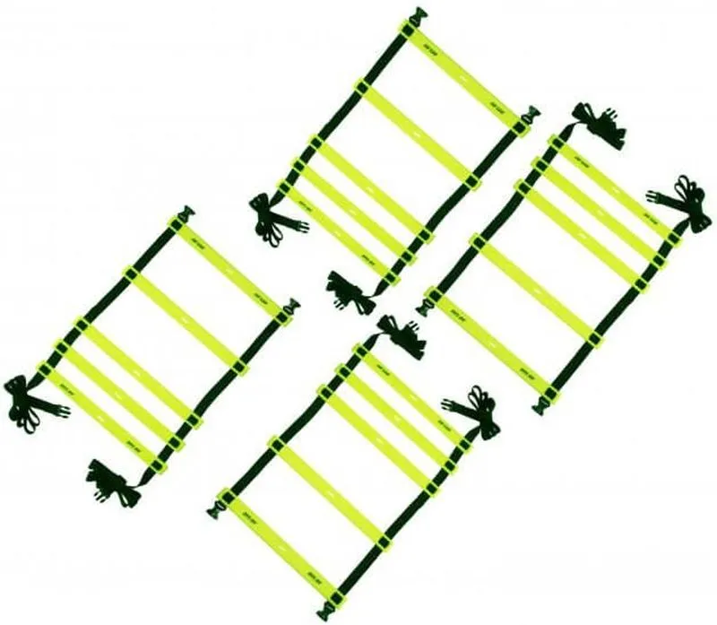 Pro's Pro Agility Ladder 4 Part (8 m) - neon yellow