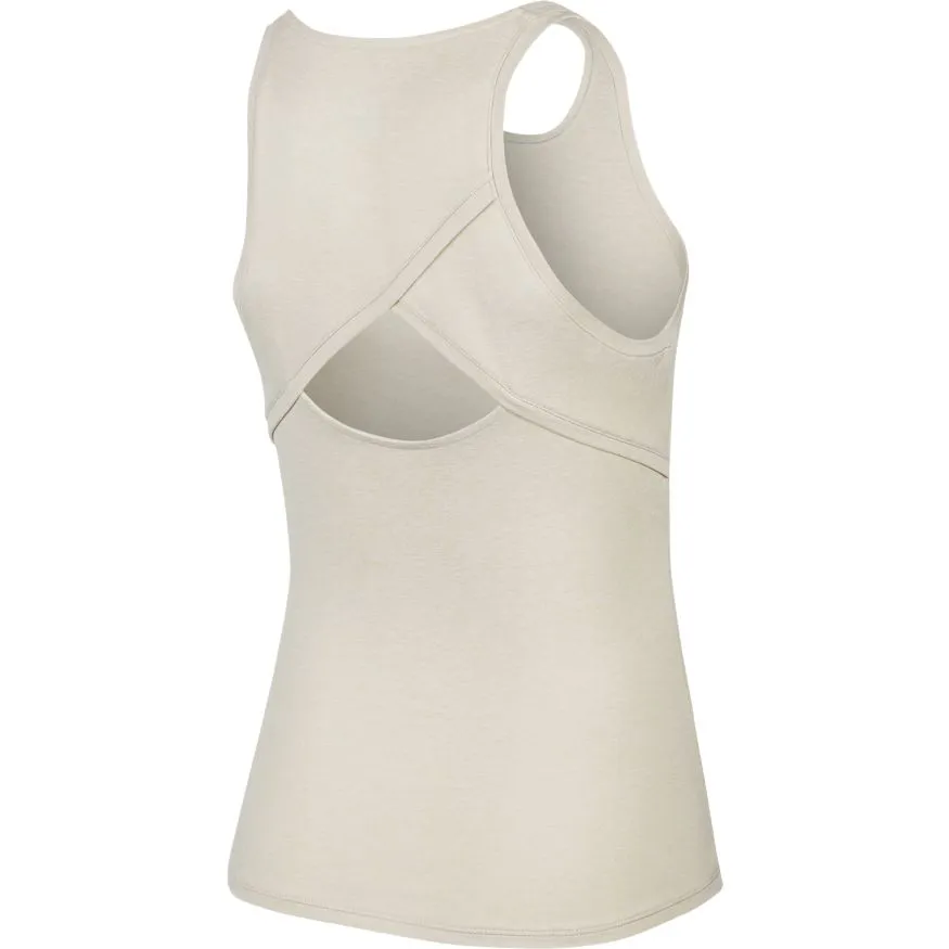 Nike Court W Dry Elevated Essential Tank - light orewood brown/white