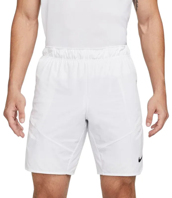 Nike Court Dri-Fit Advantage Short 9in - white/black Nike Court Dri-Fit Advantage Short 9in - white/black