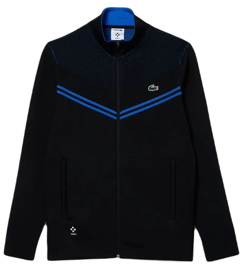 Lacoste Tennis x Daniil Medvedev After Match Jacket - black/blue