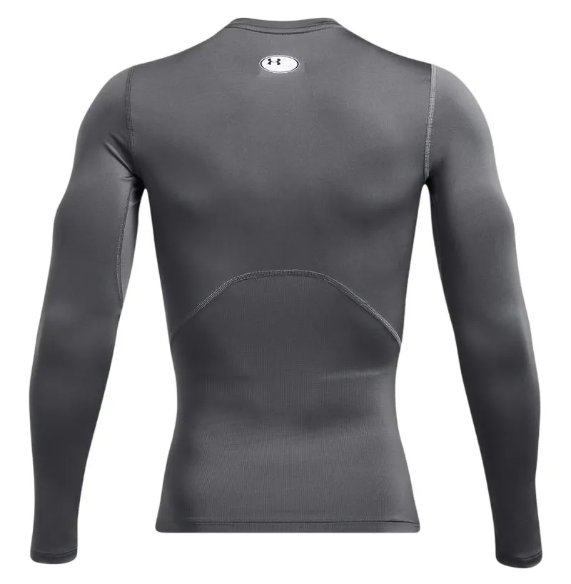 Under Armour HeatGear Armour Comp Long Sleeve - castlerock/white