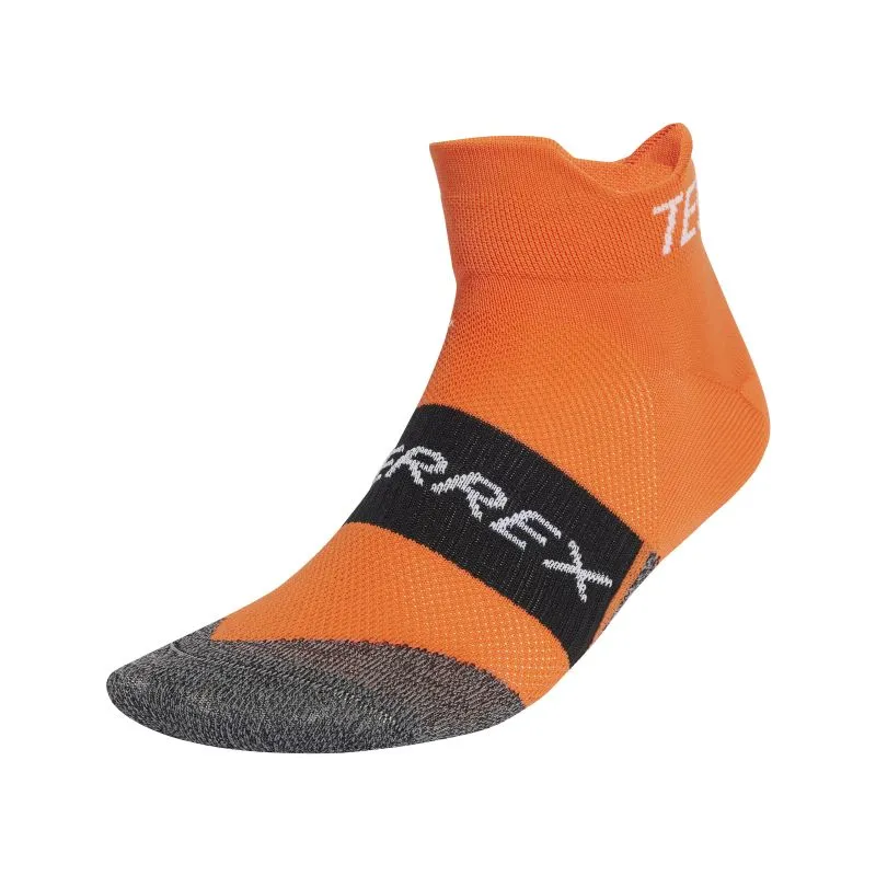 Socks Adidas Terrex Heat.Rdy Trail Running Speed Ankle 1P - semi impact orange/white - Orange