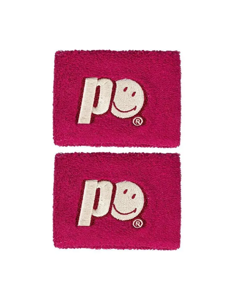 Prince X Smiley Wristband Short 2P - pink raspberry