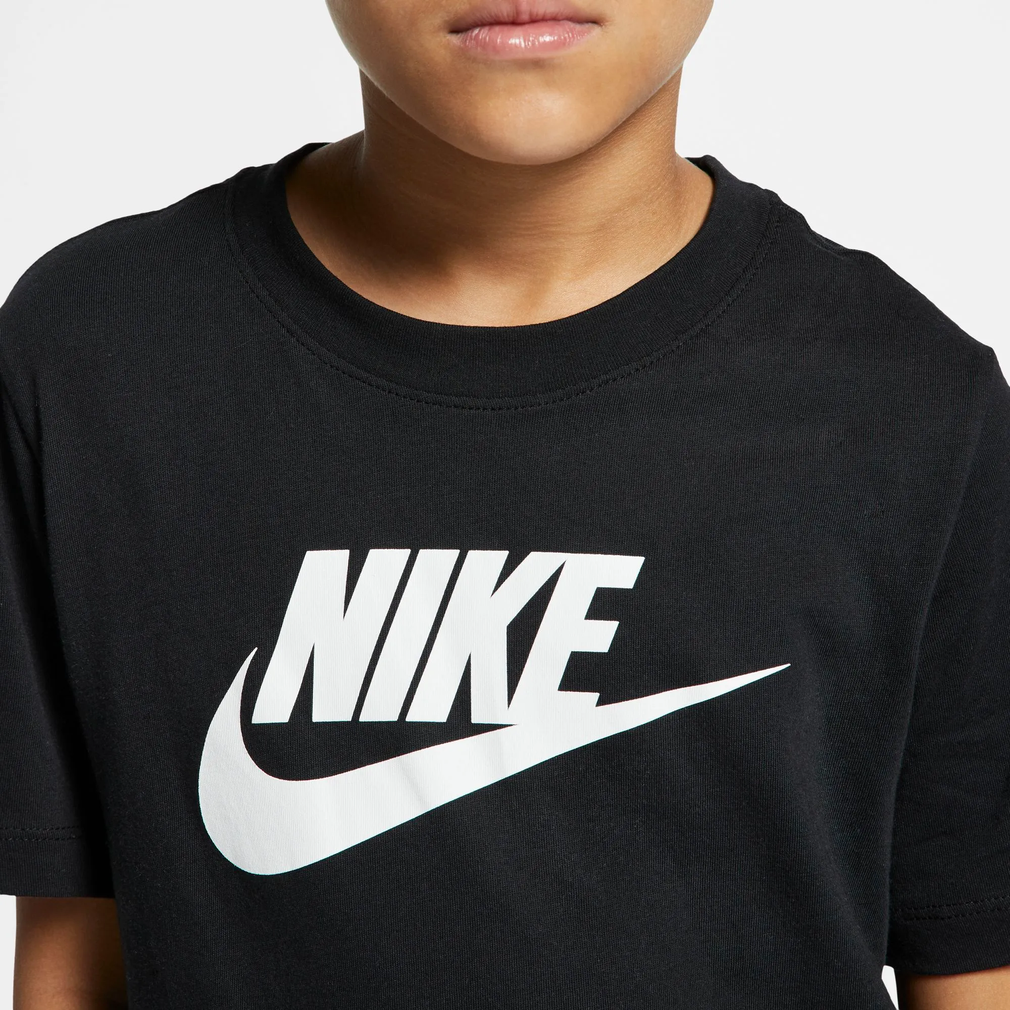 Nike Swoosh Tee Futura Icon TD - black/white