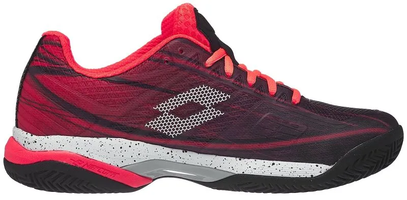 Lotto Mirage 300 Clay - fiery coral/all white