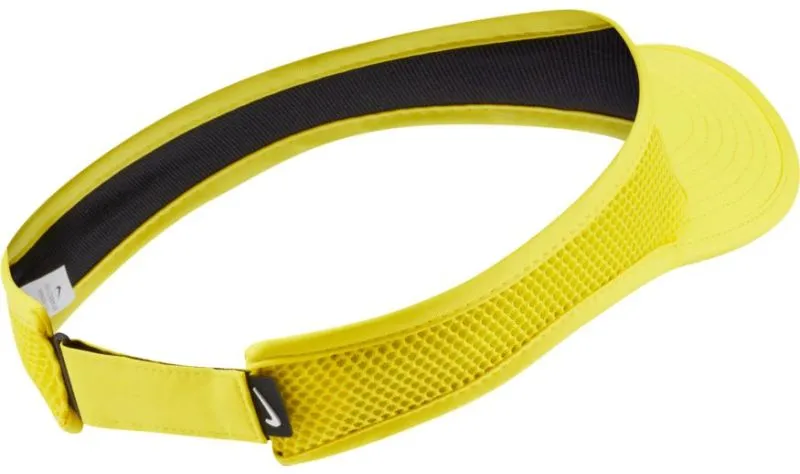 Nike Aerobill Feather Light Visor - opti yellow/white