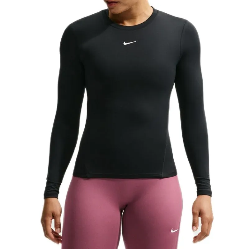 Koszulka tenisowa Nike One Dri-Fit Fitted Long Sleeve Top - black/white # XXS Koszulka tenisowa Nike One Dri-Fit Fitted Long Sleeve Top - black/white # XXS
