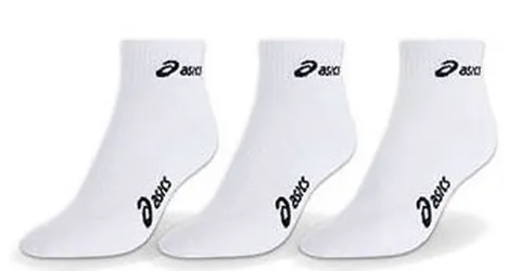 Asics 3PPK Quarter Sock - 3 pary/white
