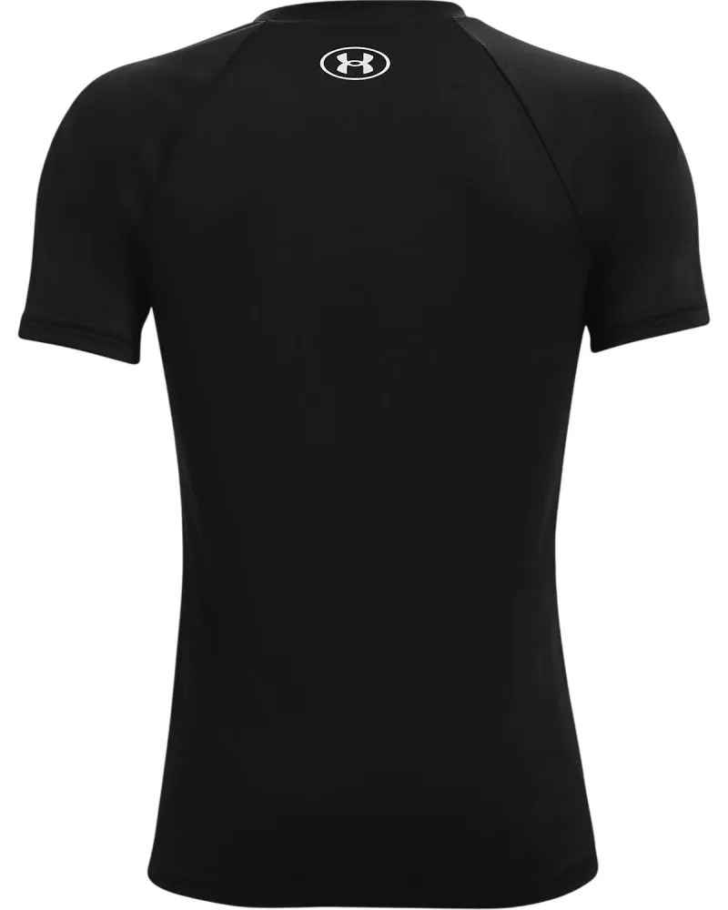 Koszulka tenisowa Under Armour Tech Big Logo - black/graphite