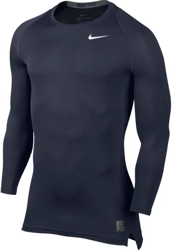 Nike Cool Comp LS - obsidian/white