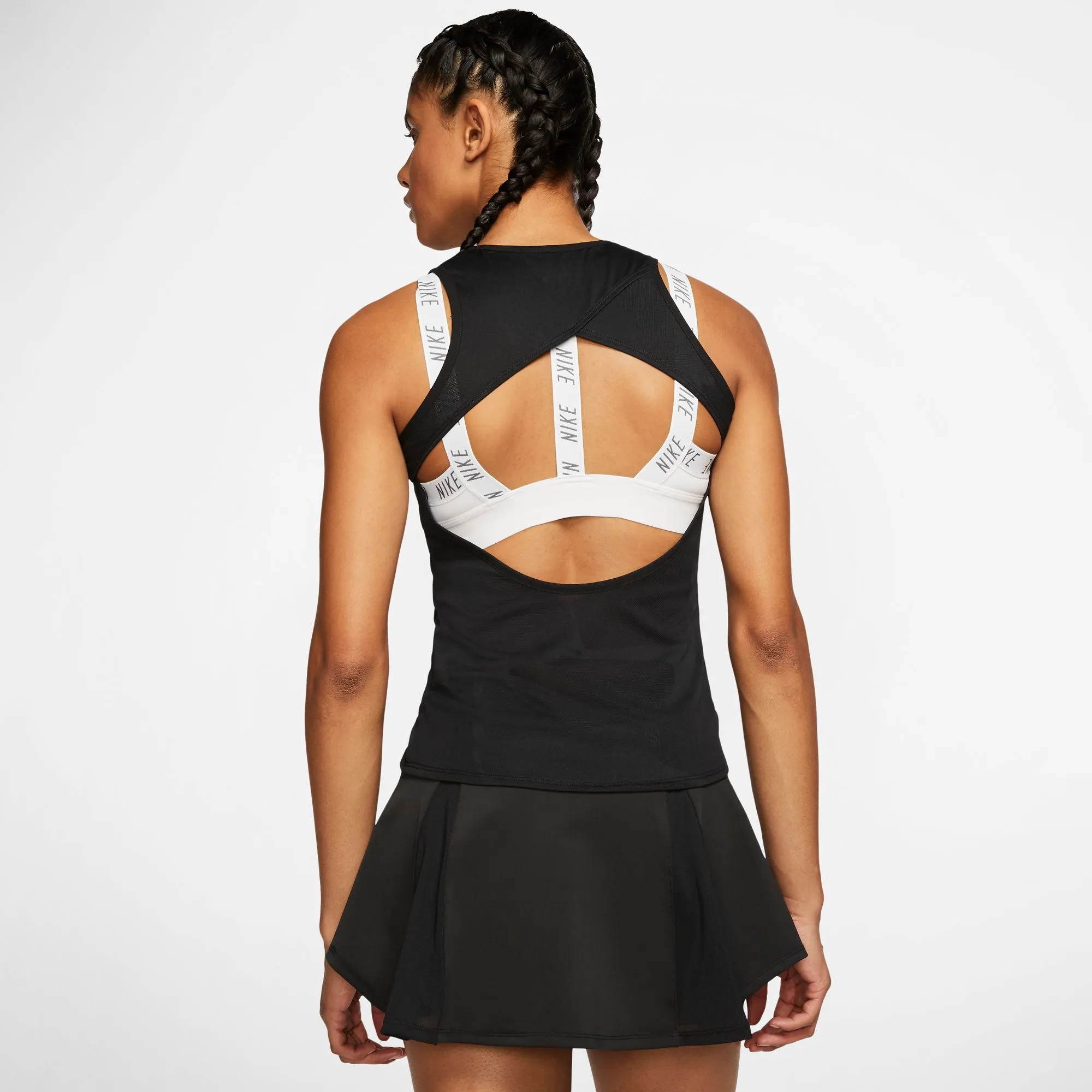 Nike Court Tank Melbourne NT - black/white