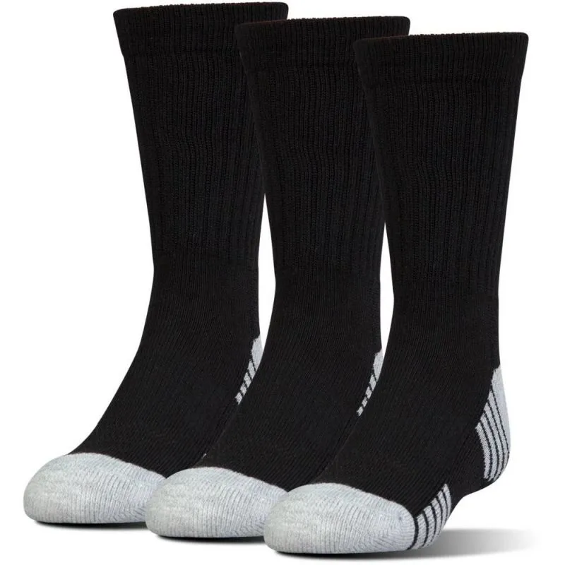 Under Armour UA HeatGear Crew Jr - 3 par/black