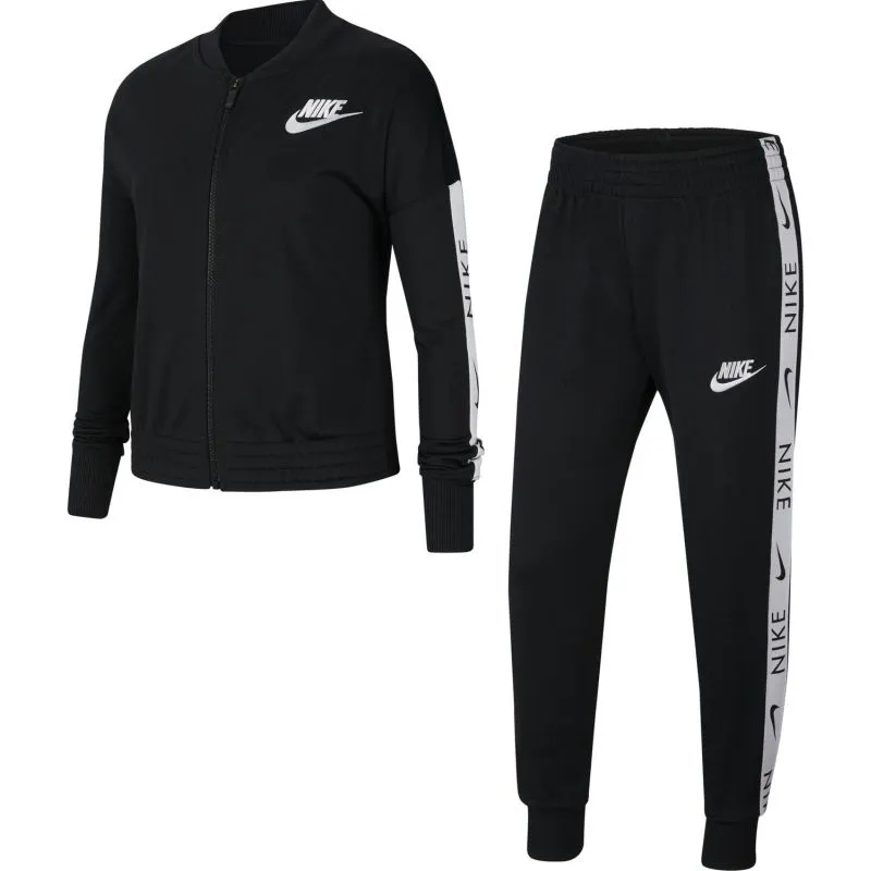 Nike Swoosh Trak Suit Tricot - black/white