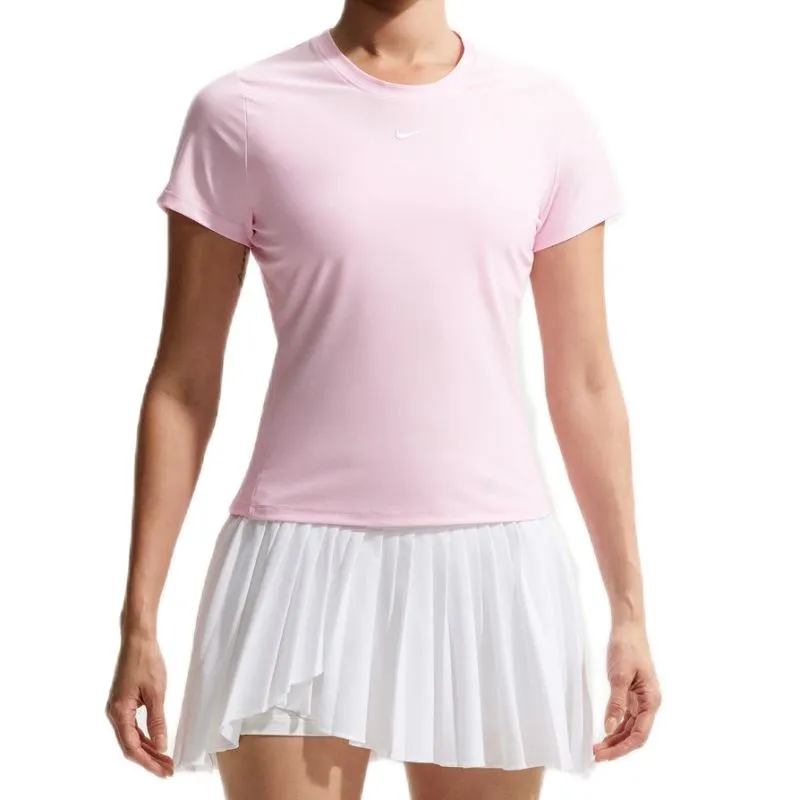 Nike Victory Dri-Fit Short Sleeve Tennis - pink foam/white