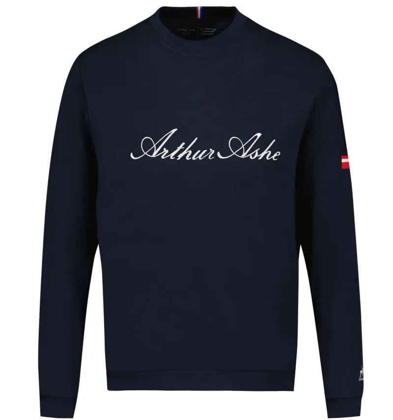Le Coq Heritage Crew Sweat No.1 FW22 - sky captain Le Coq Heritage Crew Sweat No.1 FW22 - sky captain