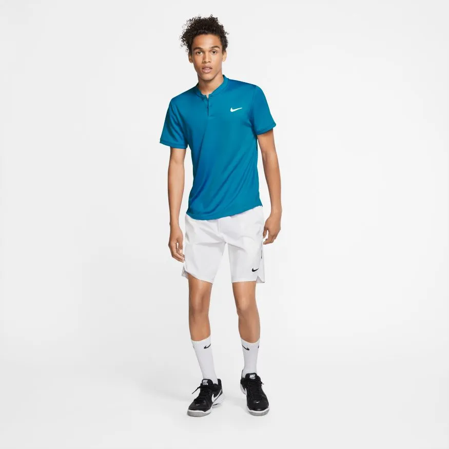 Nike Court Dry Blade Polo - neo turq/white
