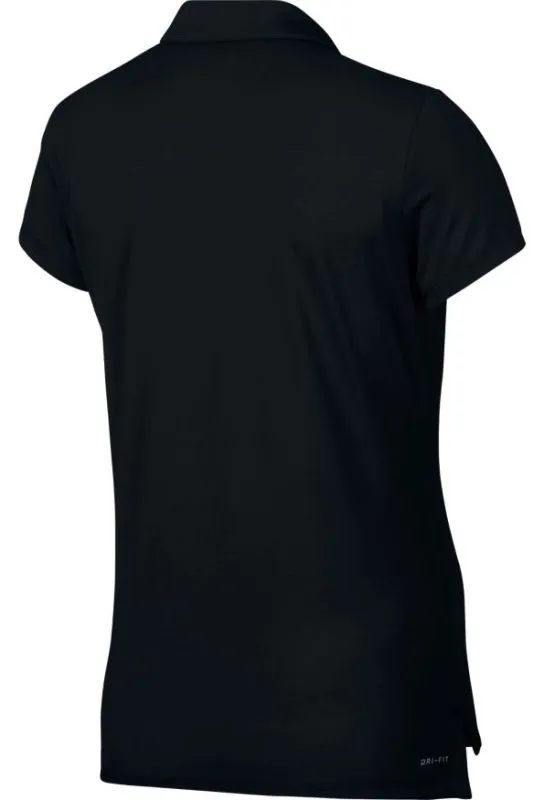 Nike Court Polo SS Pure W - black/white