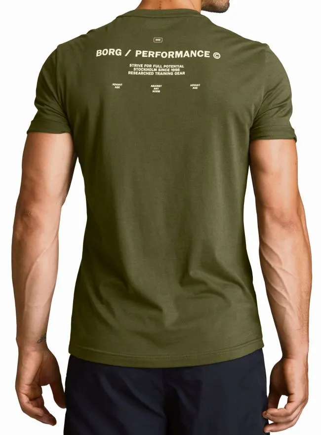 Björn Borg Training Tee STHLM M - ivy green
