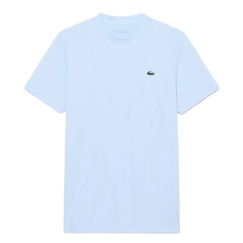 Lacoste Ultra Dry Crocodile Jacquard Tennis - sugared blue Lacoste Ultra Dry Crocodile Jacquard Tennis - sugared blue