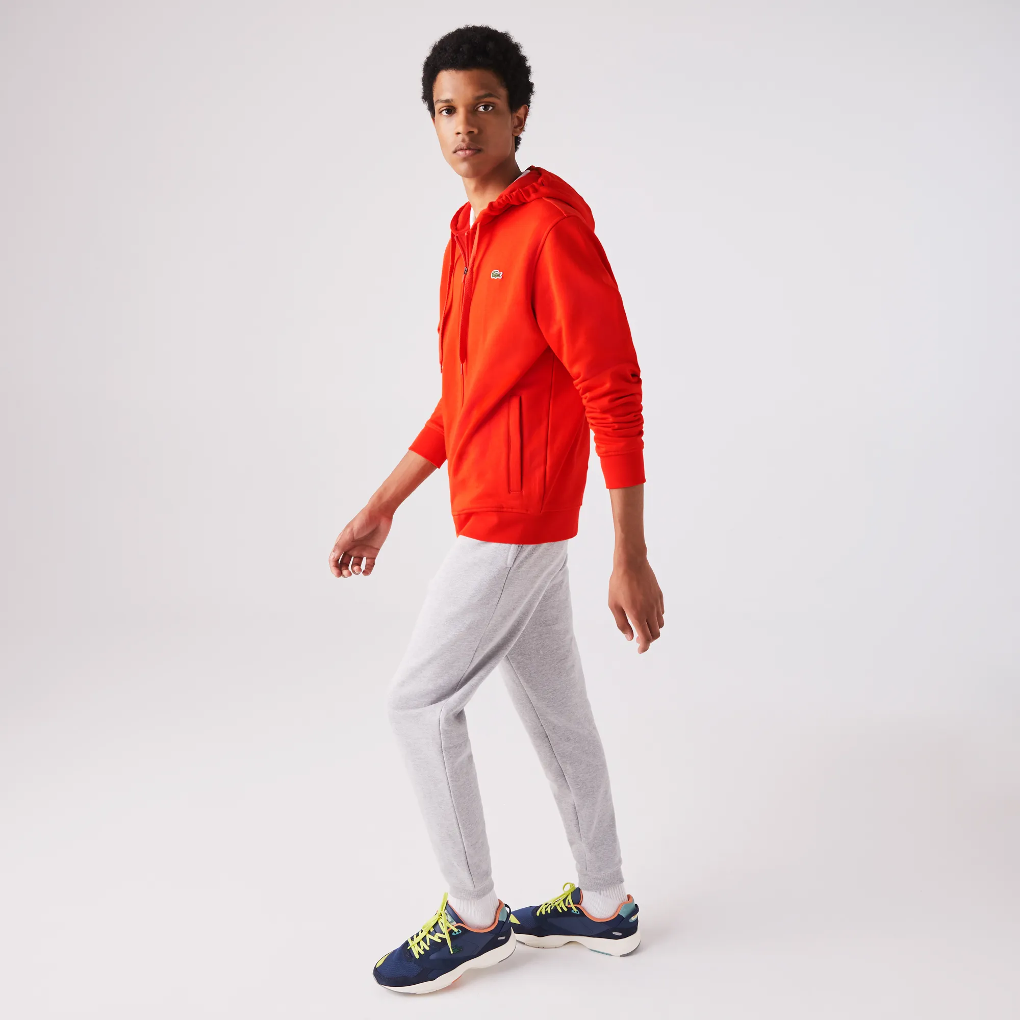 lacoste-men-s-sport-hooded-lightweight-bi-material-sweatshirt-red-3 Lacoste Men's SPORT Hooded Lightweight Bi-material Sweatshirt - red