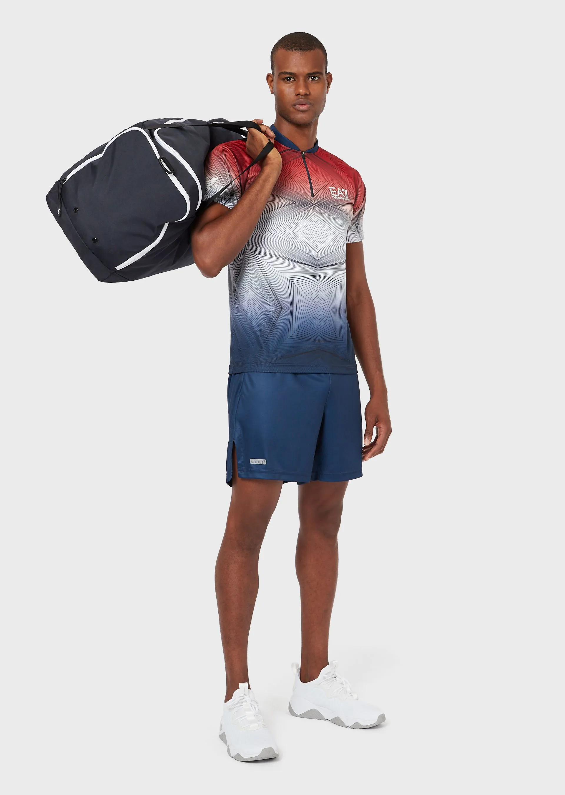 EA7 Man Jersey Shorts - blue