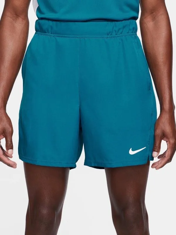 Nike Court Dri-Fit Victory Short 7in M - green abyss/white