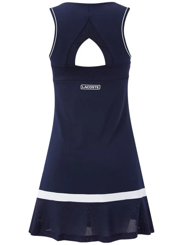 Lacoste Women’s SPORT Built-In Bra Stretch Tennis Dress - navy