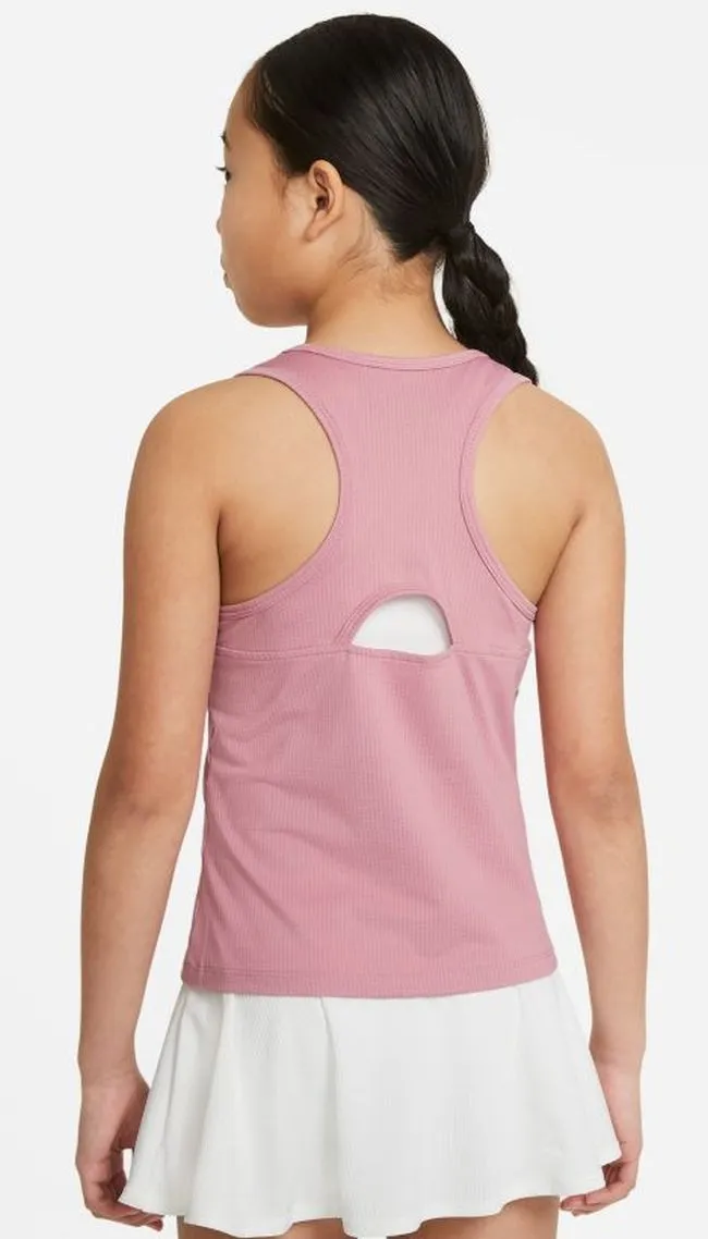 Nike Court Dri-Fit Victory Tank G - elemental pink/white