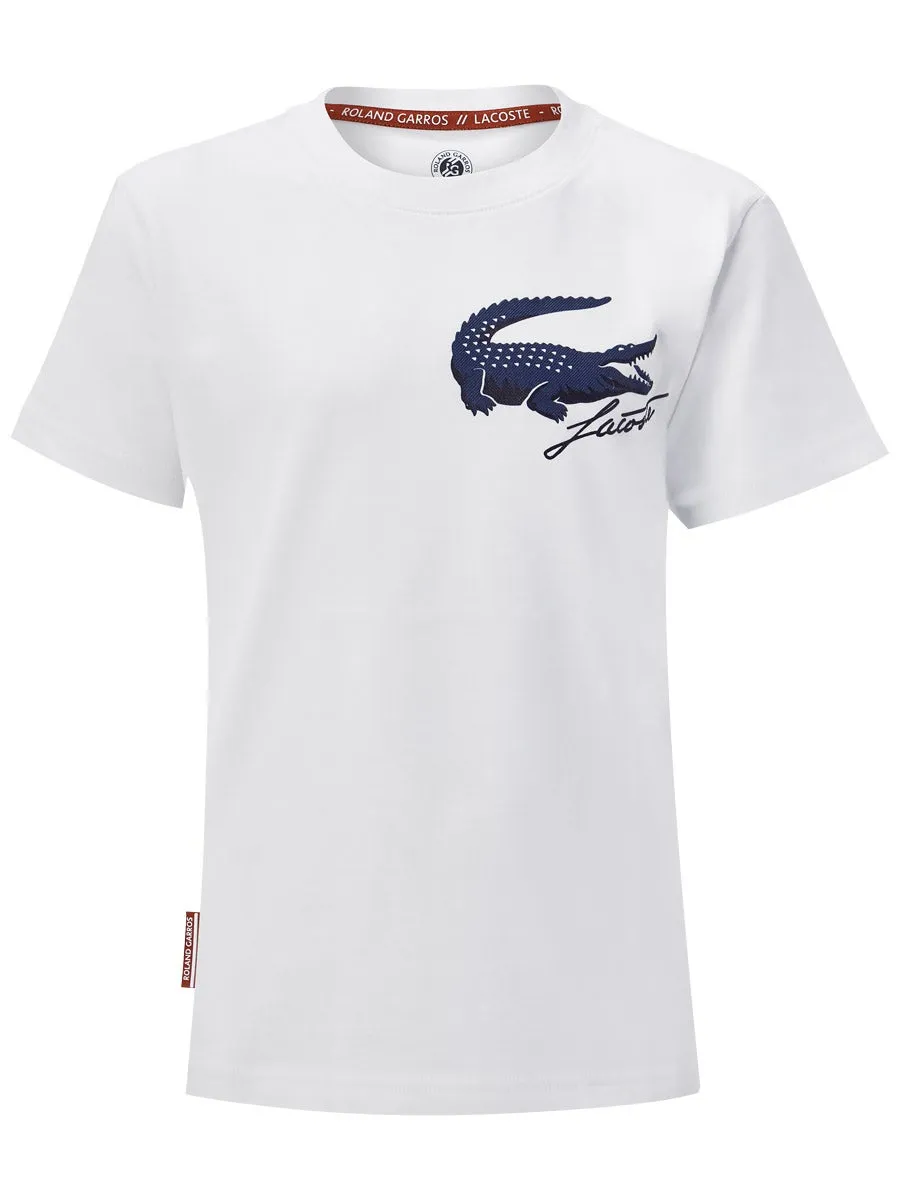Lacoste Croc T-Shirt B - white/blue Lacoste Croc T-Shirt B - white/blue