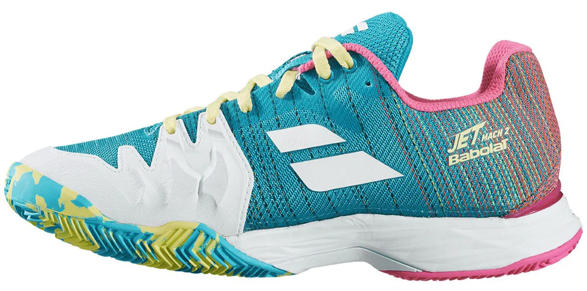 Babolat Jet Mach II Clay Women - capri breeze/pink