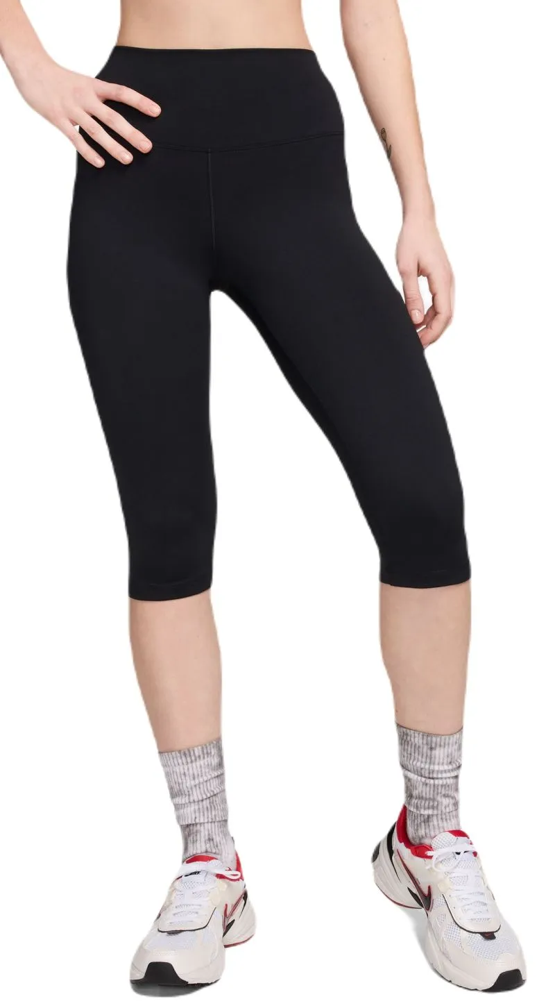 Nike Dri-Fit One High-Waisted Capri Leggings - black/black Nike Dri-Fit One High-Waisted Capri Leggings - black/black