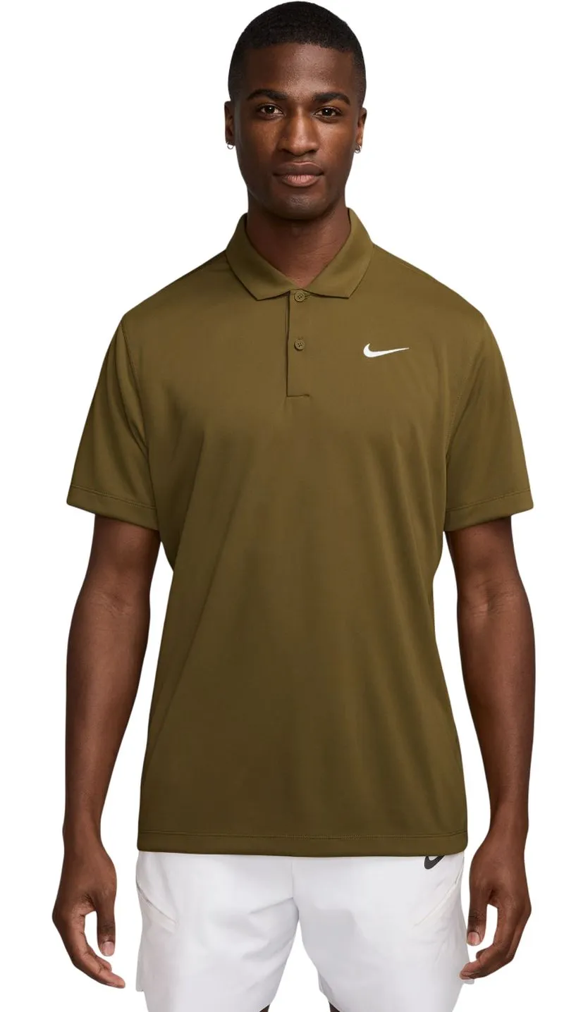 Nike Court Dri-Fit Solid - olive flak/white Nike Court Dri-Fit Solid - olive flak/white