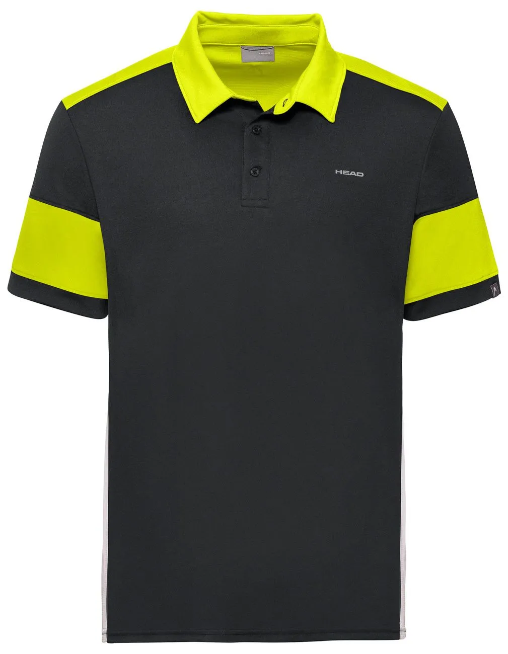 Head Ace Polo Shirt M - black/yellow