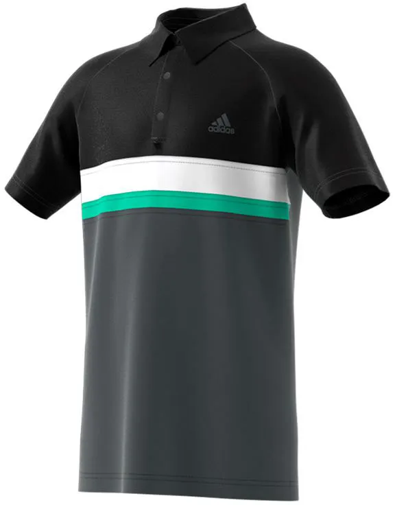 Adidas Club Color Block Polo - dark grey heather/solid grey