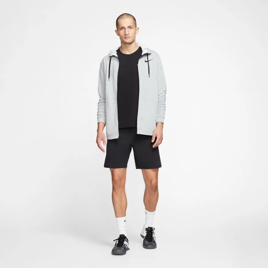 Nike Dry Hoodie FZ Fleece - dark grey heather/black