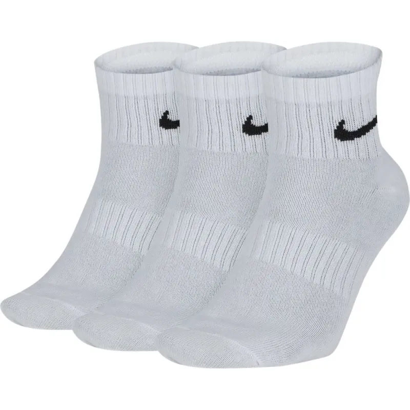 Nike Everyday Lightweight Ankle - 3 pary/white/black